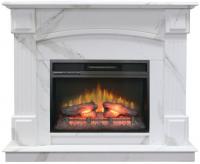 Встраиваемый электрокамин REAL-FLAME Carolina Marble 25,5/24 WT с очагом Eridan 24