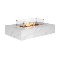 Газовый камин KAMINEX Газовый камин-стол Этна белый уличный — купить и заказать в Еврокамин