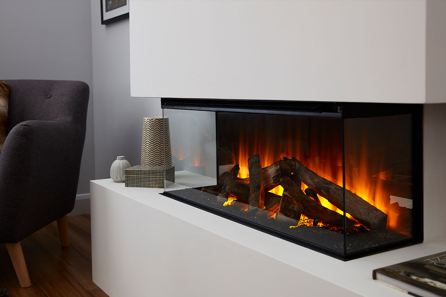 Трехсторонний электрический очаг от BRITISH FIRES в Екатеринбурге! Трехсторонний электрический очаг от BRITISH FIRES в Екатеринбурге!