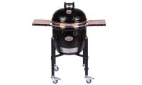 Гриль Monolith Classic Pro-Series 2.0 Black + ножки с колесиками и боков. столики + комплектующие
