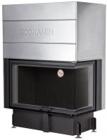 ДЕЛЬТА 1000RРB  два стекла правая принтинг подовое горение черный шамот ДЕЛЬТА 1000RРB  два стекла правая принтинг подовое горение черный шамот