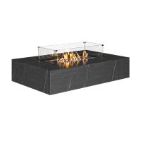Газовый камин KAMINEX Газовый камин-стол Этна черый уличный — купить и заказать в Еврокамин
