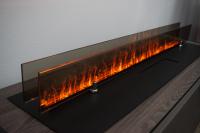 Декоративное стекло для 3D FireLine 1200 (Black Lacobel)