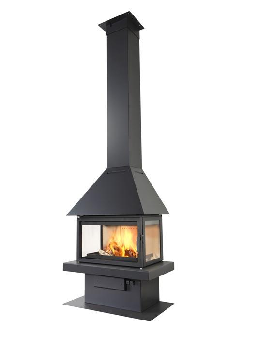 Стальные камины серии LL CALOR