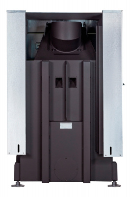 Каминная топка Экокамин Дельта 800L два стекла левая принтинг