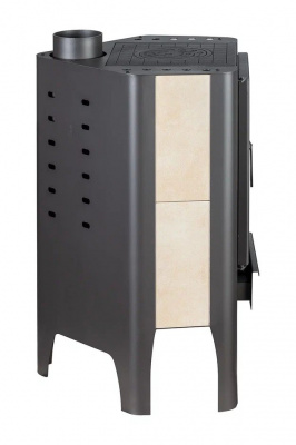 Печь Экокамин БАВАРИЯ ЭКО УГЛОВАЯ С ПЛИТОЙ