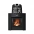 Печь дровяная для бани и сауны GRILL'D Cometa Vega 350 Window Max Pro дровяная