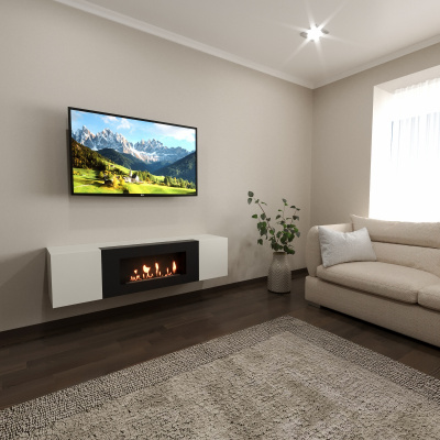 Биокамин Electrolux Тумба с биокамином BFP-P1600 белая