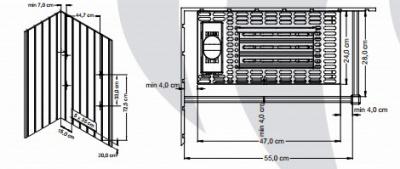 Печь электрическая EOS Bi-O Filius 4,5кВт