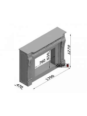 Каминная облицовка GLIVI Верона