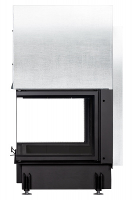 Каминная топка Экокамин ДЕЛЬТА 700PB три стекла подовое горение принтинг черный шамот Каминная топка Экокамин ДЕЛЬТА 700PB три стекла подовое горение принтинг черный шамот
