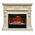 Встраиваемый электрокамин REAL-FLAME CORSICA Lux 26 WT с очагом 3D Helios 26