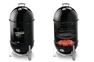  WEBER Коптильня Smokey Mountain Cooker, 47 см, Черный