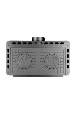 Печь Экокамин БАВАРИЯ ЭКО С ПЛИТОЙ две конфорки