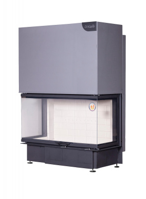 Каминная топка Экокамин Дельта 1200 три стекла принтинг Каминная топка Экокамин Дельта 1200 три стекла принтинг