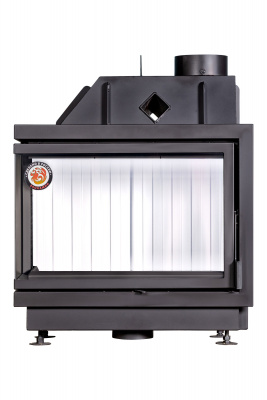 Каминная топка Экокамин АЛЬФА 800L два стекла левая