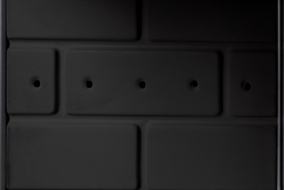 Каминная топка Экокамин Вега 800TВ туннельная черный шамот