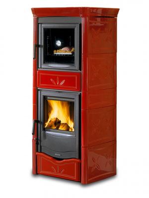 Дровяная печь La NORDICA La Nordica Nicoletta Forno Evo Bordeaux (Бордовый)