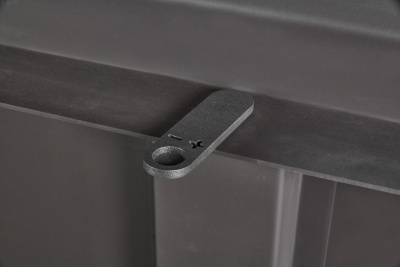 Каминная топка Экокамин ДЕЛЬТА 1200х800х450PB три стекла подовая черный шамот