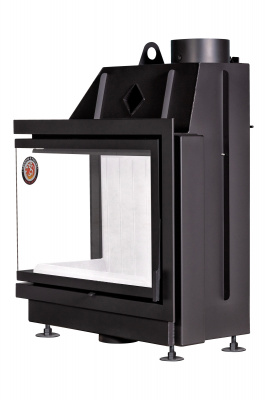 Каминная топка Экокамин АЛЬФА 800L два стекла левая