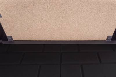 Каминная топка Экокамин ДЕЛЬТА 1000PВ три стекла принтинг подовое горение черный шамот