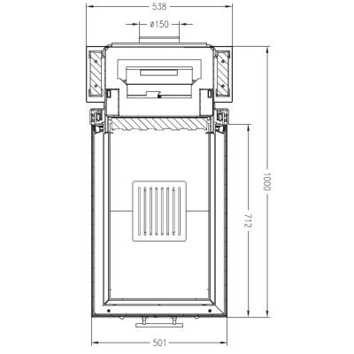 Каминная топка PALAZZETTI Sunny Fire 50 3D L