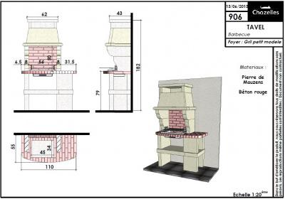 Барбекю CHAZELLES Tavel (G53/G32/G34)