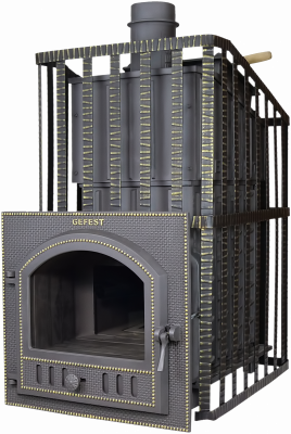Печь дровяная для бани и сауны ГЕФЕСТ ПБ-02ПС Ураган