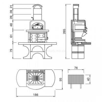 Барбекю PALAZZETTI Capri 2