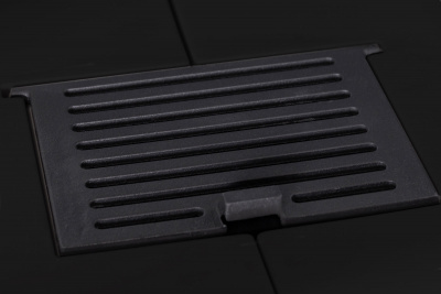 Каминная топка Экокамин Вега 800TВ туннельная черный шамот