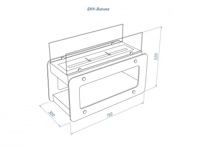  LUX FIRE "Викинг" напольный
