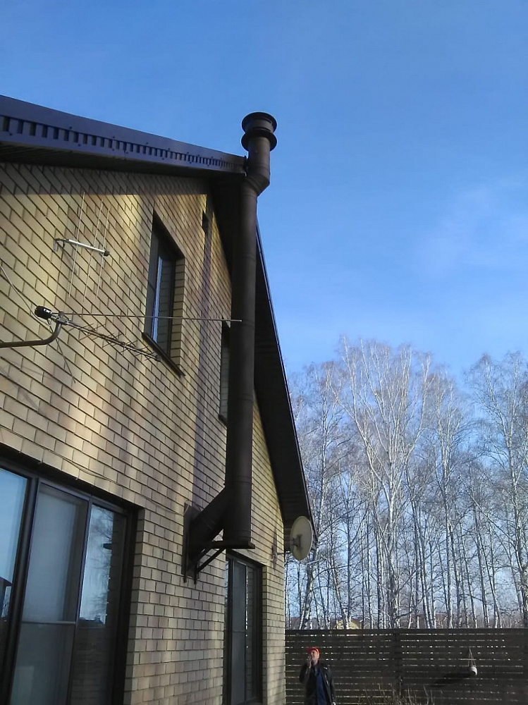 Дымоход "Schiedel", арт. Permeter 25 (чёрный)