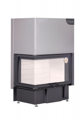 Каминная топка Экокамин Дельта 800L два стекла левая принтинг Каминная топка Экокамин Дельта 800L два стекла левая принтинг