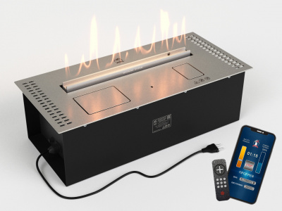 Биокамин LUX FIRE Биокамин автоматический Smart Flame 600 RC INOX