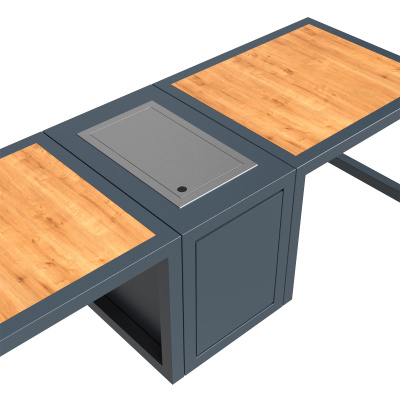 Газовый камин KAMINEX Газовый камин-стол Катла уличный — выбрать подходящую модель для заказа