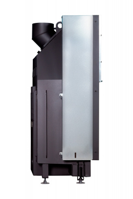 Каминная топка Экокамин ВЕГА 800 B принтинг черный шамот