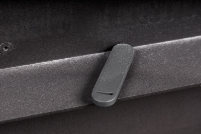 Каминная топка Экокамин Альфа 800 с контргрузом черный шамот