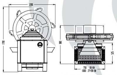Печь электрическая EOS 34.GM 36кВт