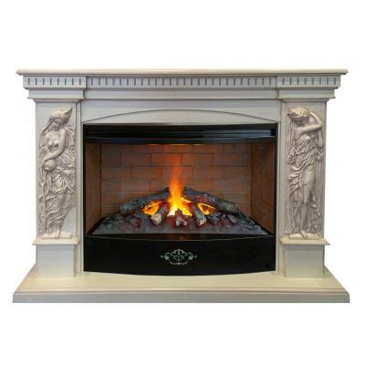 Встраиваемый электрический камин REAL-FLAME Diva 33 WT с очагом 3D FireStar 33