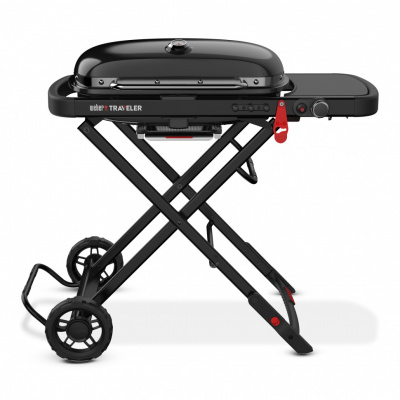 Газовый гриль WEBER Traveler Stealth Edition, черный