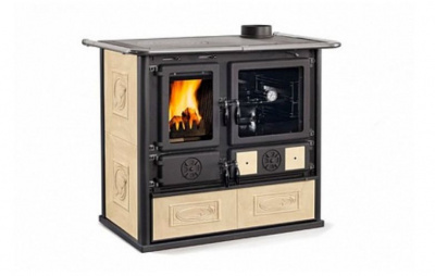 Печь La NORDICA Печь Rosa 5.0 Ceramica Liberty Pergamena (Бежевый)