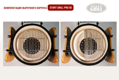 Керамический гриль Start Grill барбекю Start grill-16 SE Красный