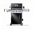 Газовый гриль Rogue PRO-S 425 (черный, с ИК горелкой 3/3, задней горелкой и вертелом в комплекте)
