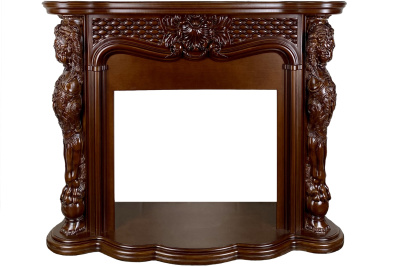 Портал для электрокамина ROYAL-FLAME Castle под DF 3020-EU/INT, Vision 30 EF LED FX, Revillusion RBF 30, темный дуб