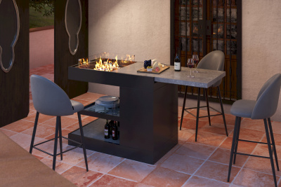 Газовый камин KAMINEX Газовый камин-стол Эрта Але уличный — выбрать подходящую модель для заказа