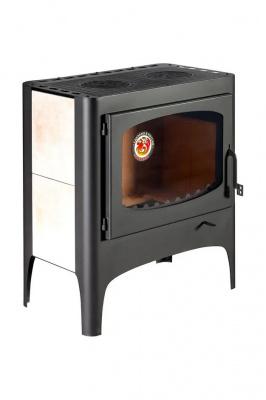 Печь Экокамин БАВАРИЯ ЭКО С ПЛИТОЙ две конфорки