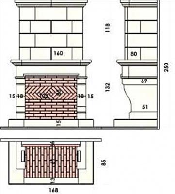 Каминная облицовка CHAZELLES Rochefoucauld