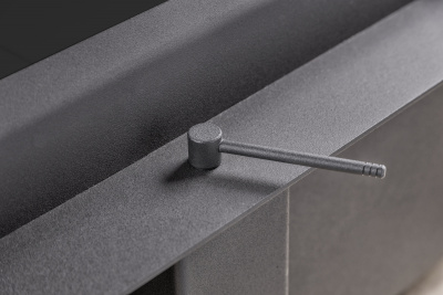 Каминная топка Экокамин ДЕЛЬТА 1000PВ три стекла принтинг подовое горение черный шамот