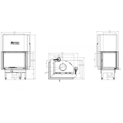 Каминная топка Hitze Albero AL11LGH standart (распродажа)