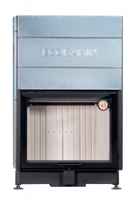 Каминная топка Экокамин Вега 1000М принтинг с подовым горением